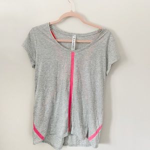 Alo Yoga Mesh Stripe Tee